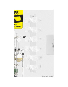 Soportes de Gafas de Sol Colgantes Acrílico 4 Piezas 6 Niveles 2