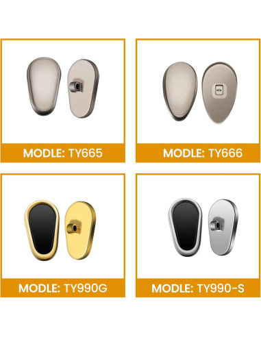 Almohadillas de Nariz de Titanio Antideslizantes para Gafas - Kit de Reparación con Destornillador