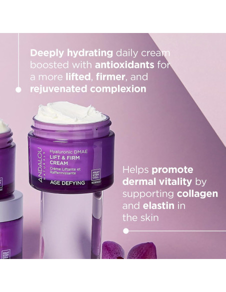 Crema Hidratante Facial Andalou Naturals 48 g Antienvejecimiento