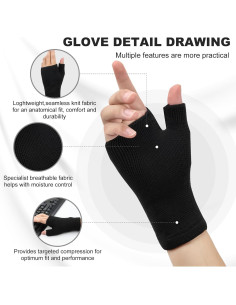 Soporte de Muñeca JUSDIQIR - Compresión para Alivio de Dolor 2