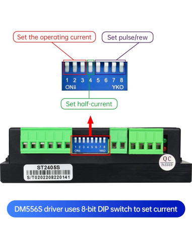 Controlador de Motor Paso a Paso CNCTOPBAOS DM556S 20-50V