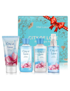 Kit de Baño y Cuerpo Vital Luxury 4 Piezas 88 ml - Ciudad del Amor