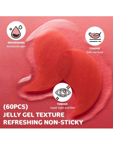 Mascarilla de Ojos de Oro 24K Amy's Diary - 30 Pares Hidratantes