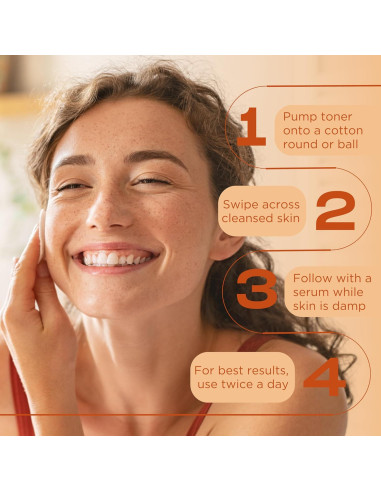 Tónico Facial Vitamina C InstaNatural 118ml Aclara y Equilibra