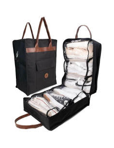 Bolsa Organizadora de Zapatos de Viaje HGS2709 - Unisex, Negra 2