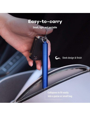 Popote de viaje reutilizable SaferSeas 22.86 cm acero inoxidable