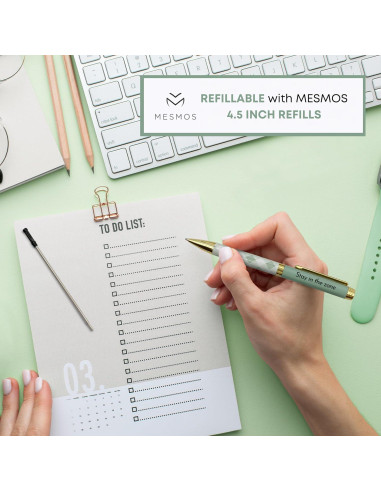 Set de 3 Bolígrafos Pastel MESMOS Enfoque Motivacionales