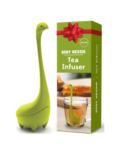 Infusor de Té OTOTO Baby Nessie Verde - Silicona, 13.2 cm