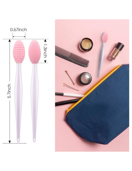 Cepillo Exfoliante de Labios YOUKOOL Doble Cara 2 PCS