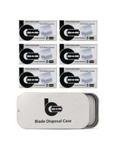 Cuchillas de Afeitar de Seguridad BULIMICA 30 Unidades Acero Inoxidable