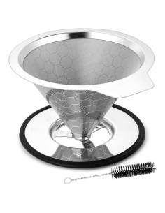 Goteador de Café Reutilizable LHS Acero Inoxidable 1-2 Tazas