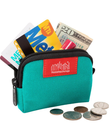 Monedero Manhattan Portage 1008 Ros Azul Aqua Resistente al Agua