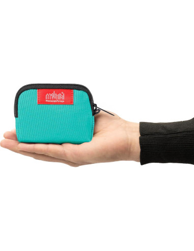 Monedero Manhattan Portage 1008 Ros Azul Aqua Resistente al Agua