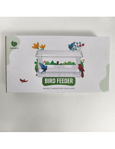 Comedero para Aves de Ventana MrCrafts Nature Rectángulo 0.23 kg