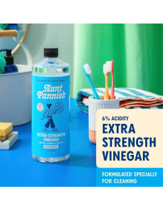 Vinagre de limpieza multipropósito Aunt Fannie 0.95L sin aditivos 2