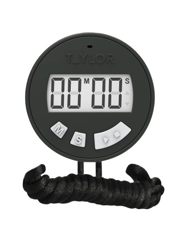 Cronómetro de Chef Taylor Estándar Negro 99 min LCD