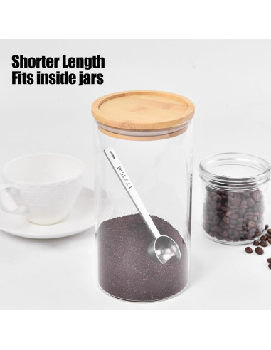 Cuchara Medidora de Acero Inoxidable Doosu 15ml 14.5cm