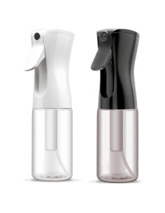 Botella de Spray Continua ELEMSY 200 ml - 2 Piezas, Nebulización Ultra Fina