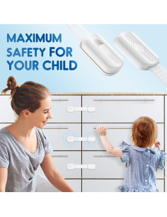 Cerraduras de Seguridad para Niños SOGUDE - Paquete de 10 2