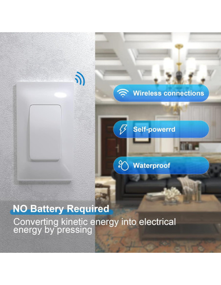 Kit Interruptor de Luz Inalámbrico Milfra Autopropulsado