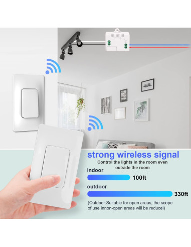 Kit Interruptor de Luz Inalámbrico Milfra Autopropulsado
