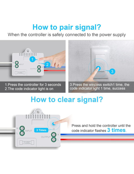 Kit Interruptor de Luz Inalámbrico Milfra Autopropulsado