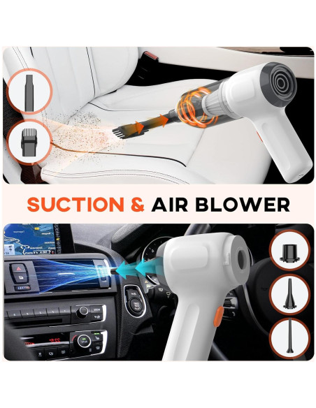 Aspiradora de Mano Inalámbrica Wuular CV103 15000Pa Portátil