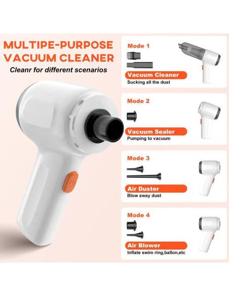 Aspiradora de Mano Inalámbrica Wuular CV103 15000Pa Portátil