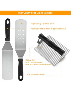 Kit de Accesorios para Parrilla POLIGO 28 Piezas - BBQ Profesional 2