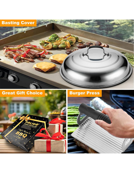 Kit de Accesorios para Parrilla POLIGO 28 Piezas - BBQ Profesional