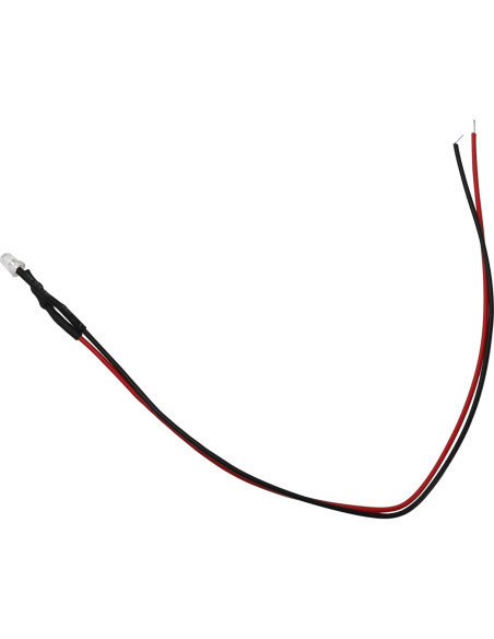 15 Diodos LED Pre Cableados 12V HIRCQOO para RC 3mm Amarillo