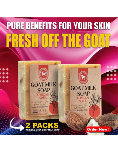 Jabón de Leche de Cabra Shea Honey Sweetie Acres - 2 Barras 141 g 2