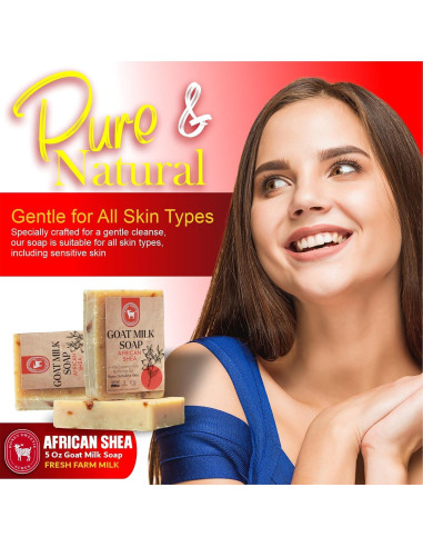 Jabón de Leche de Cabra Shea Honey Sweetie Acres - 2 Barras 141 g