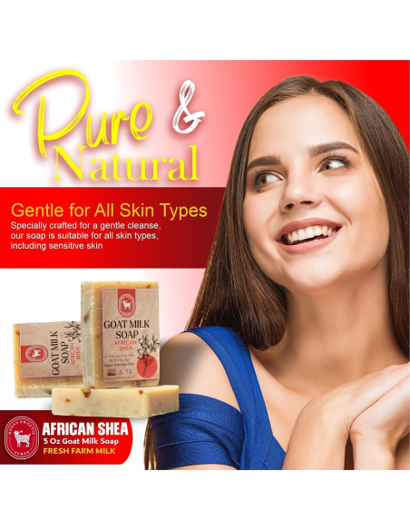 Jabón de Leche de Cabra Shea Honey Sweetie Acres - 2 Barras 141 g