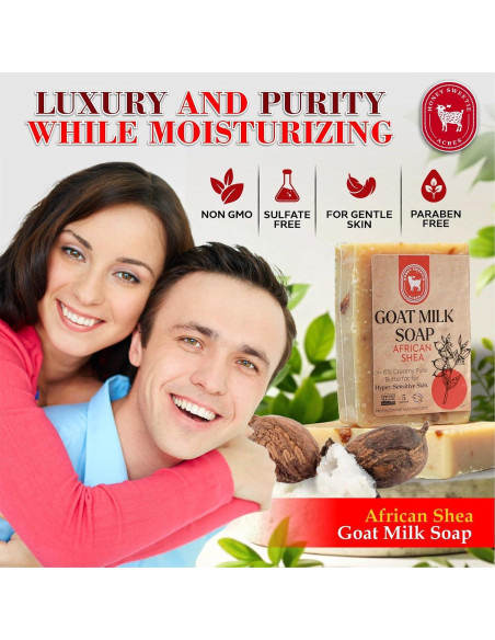 Jabón de Leche de Cabra Shea Honey Sweetie Acres - 2 Barras 141 g