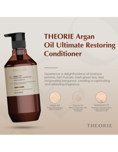 Acondicionador Restaurador Theorie 400 ml Aceite de Argán