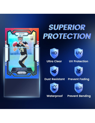 600 Fundas para Cartas Coleccionables SEFOWG Transparente