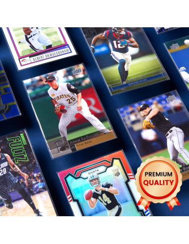 600 Fundas para Cartas Coleccionables SEFOWG Transparente