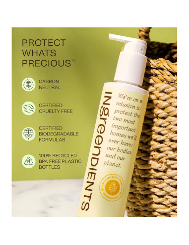 Loción Orgánica para Manos y Cuerpo Ingreendients 390g