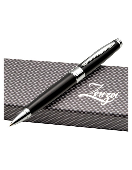 Conjunto de bolígrafos ZenZoi de lujo con recargas azul y negro