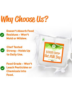 Bolsa de Leche de Nueces Ellie's Best - Grande 30x30 cm - Reutilizable 2