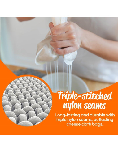 Bolsa de Leche de Nueces Ellie's Best - Grande 30x30 cm - Reutilizable