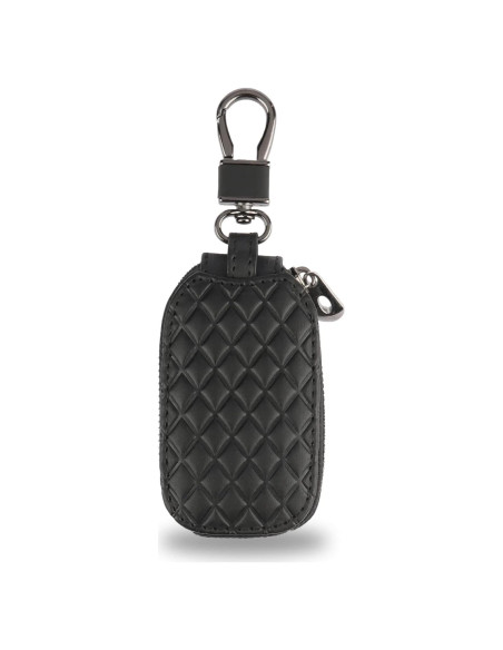 Cubierta de Llave Remota Amiss - Funda de Cuero Genuino Negra