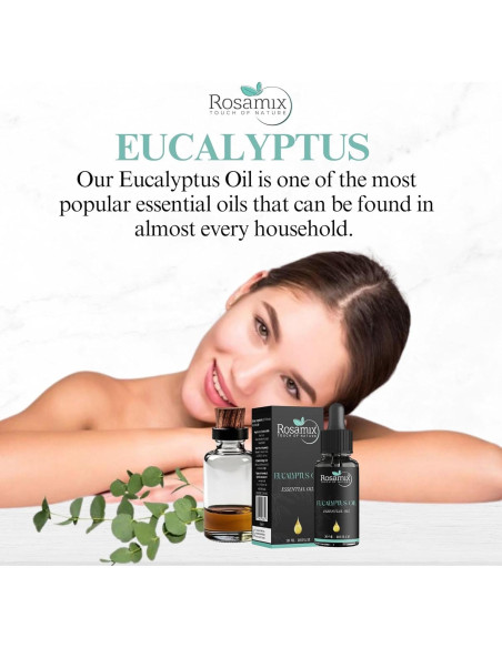 Aceite Esencial de Eucalipto Puro Rosamix 30ml - Aromaterapia