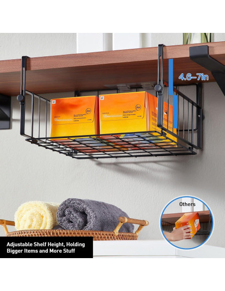 Cestas de Almacenamiento Colgantes AmonHouseware - 2 Unidades Cestas de Almacenamiento Colgantes AmonHouseware - 2 Unidades