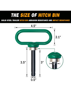 Pasador Magnético de Enganche EilxMag 1/2" Verde - 680 kg 2