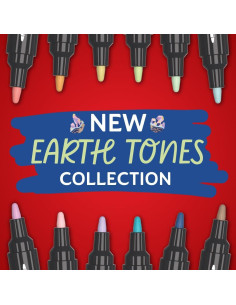 Marcadores Creativos Sharpie Tonos Tierra 5 Unidades Punta Fina 2