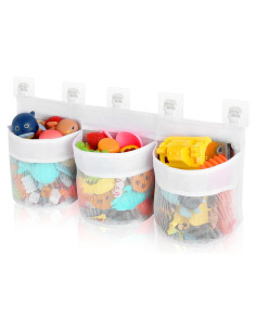 Organizador de Juguetes de Baño Satumho Blanco - 3 Compartimentos