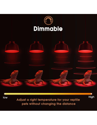 Bombillas de Calor Infrarrojo Briignite G9 para Reptiles 50W