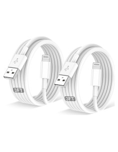 Cable de Carga Lightning BSTOEM 2 Pack 3ft para iPhone/iPad